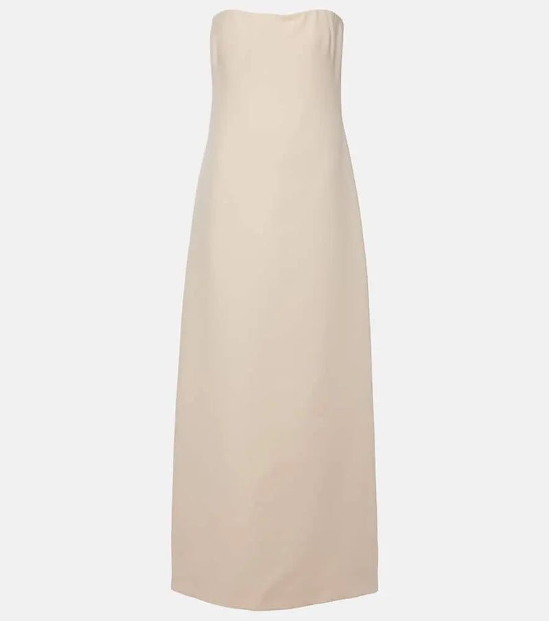 Gabriela Hearst Opus wool and silk midi dress | LYBSTORE