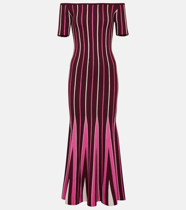 Gabriela Hearst Pleated wool maxi dress | LYBSTORE