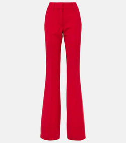 Gabriela Hearst Rhein high-rise wool flared pants