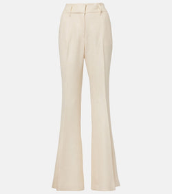 Gabriela Hearst Rhein silk and wool flared pants