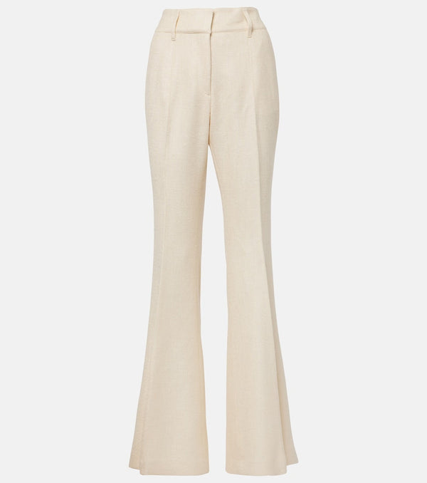 Gabriela Hearst Rhein silk and wool flared pants