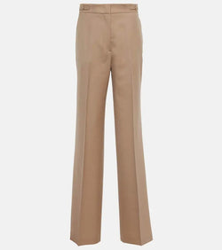 Gabriela Hearst Vesta high-rise wool flared pants