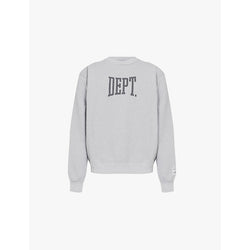 Gallery Dept Brand-print regular-fit cotton-blend jersey sweatshirt