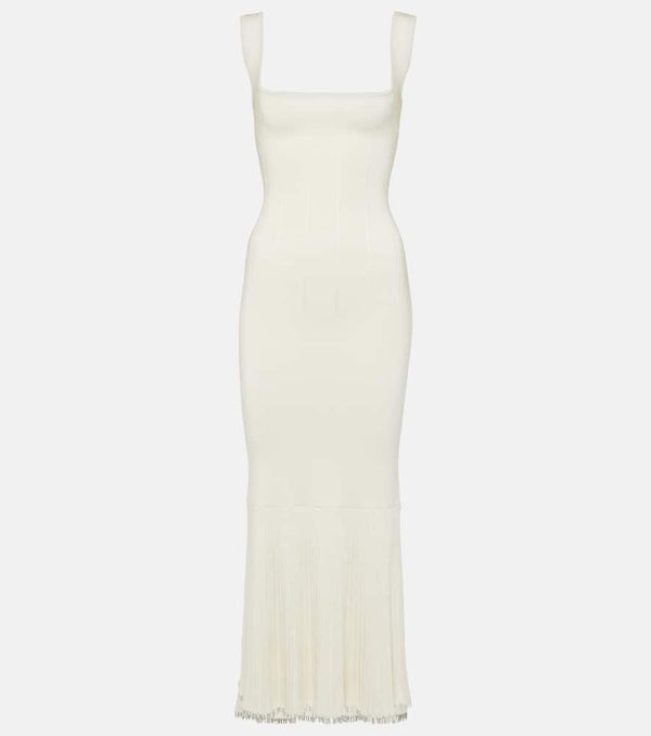 Galvan Atalanta beaded midi dress | LYBSTORE