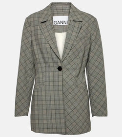 Ganni Checked blazer | LYBSTORE