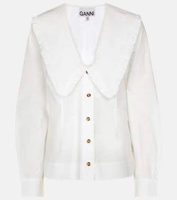 Ganni Cotton-poplin shirt