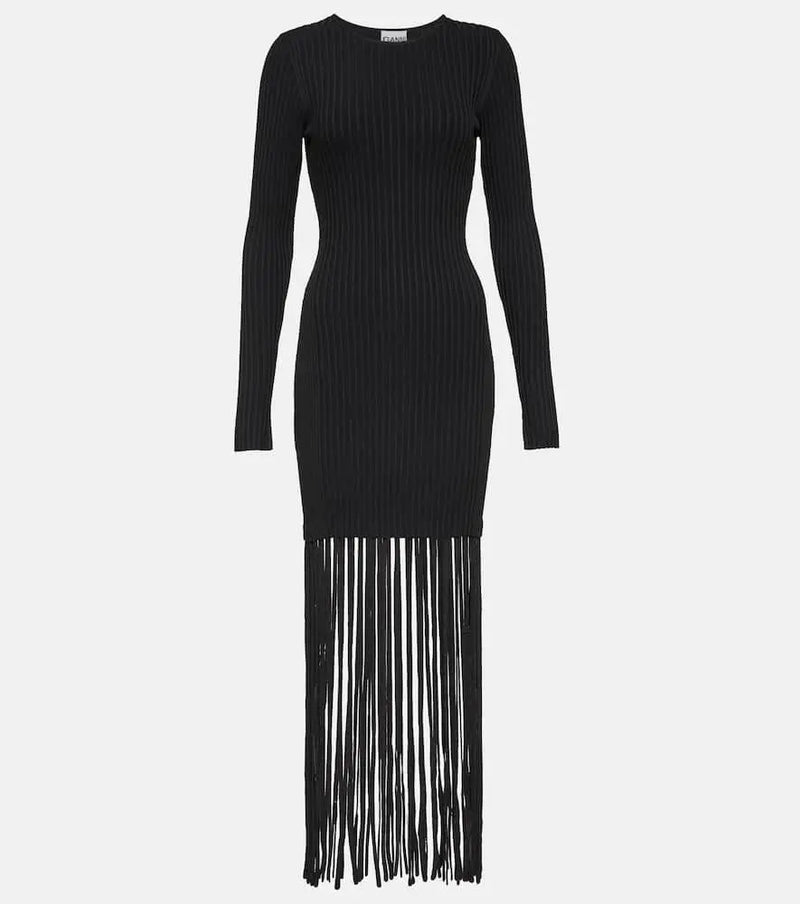 Ganni Fringed minidress | LYBSTORE