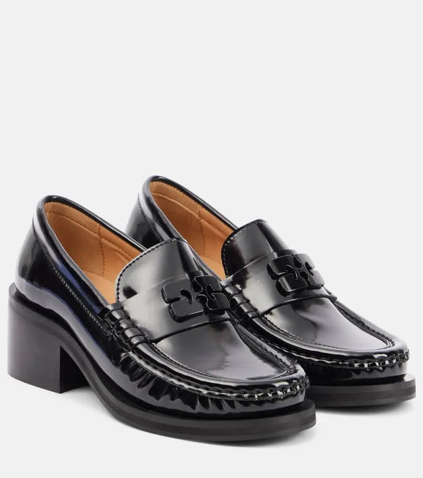 Ganni Logo loafer pumps