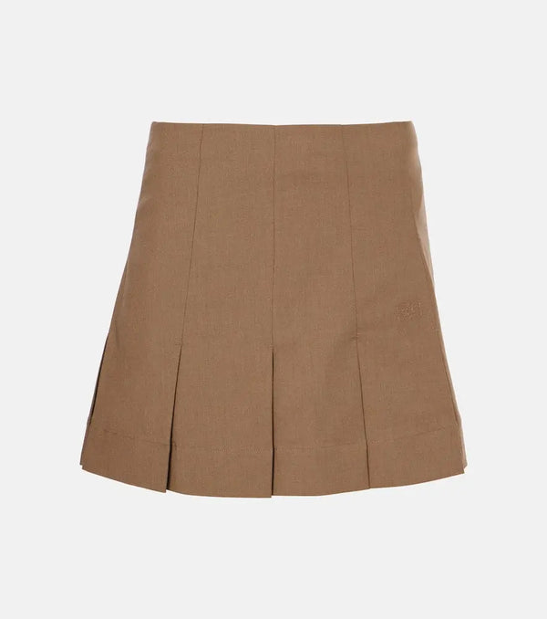 Ganni Pleated miniskirt