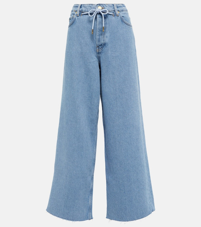 Ganni Re-Cut wide-leg jeans