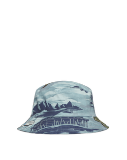 General Admission Santa Monica Airlines Bomber Plane Bucket Hat Multicolor