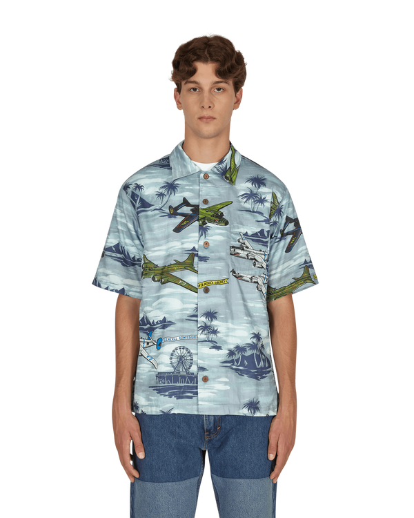 General Admission Santa Monica Airlines Bomber Plane Shirt Multicolor