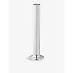 Georg Jensen Bernadotte mirrored stainless-steel floor candleholder 50cm