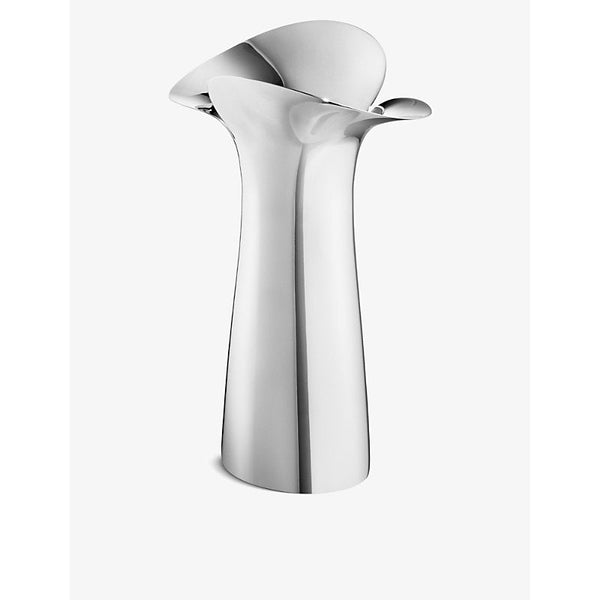 Georg Jensen Bloom Botanica stainless steel vase 15cm