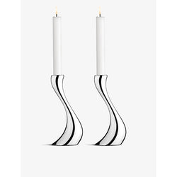 Georg Jensen Cobra candleholders set of two medium