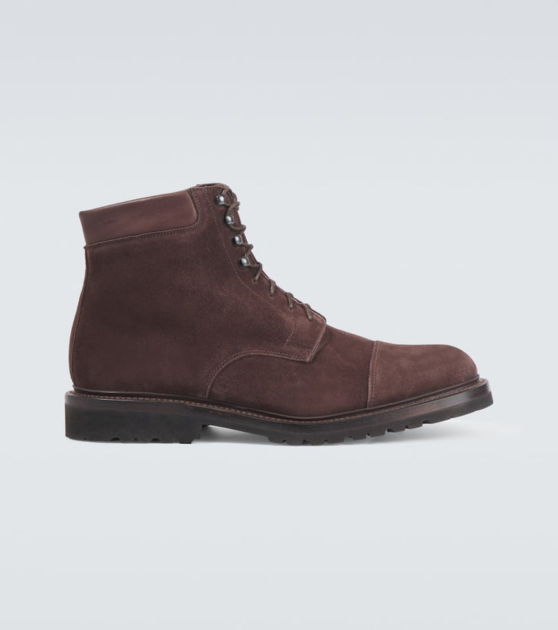 George Cleverley Taron II suede lace-up boots