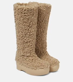 Gia Borghini Gia 22 faux-shearling platform boots | LYBSTORE