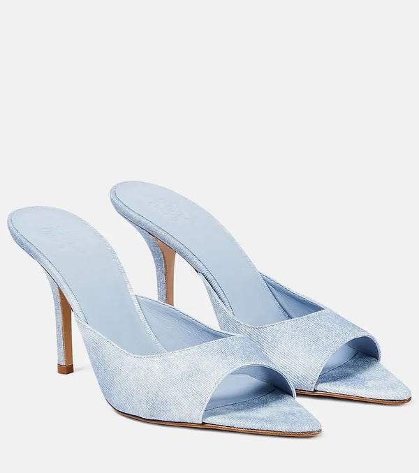 Gia Borghini Perni 04 denim mules | LYBSTORE