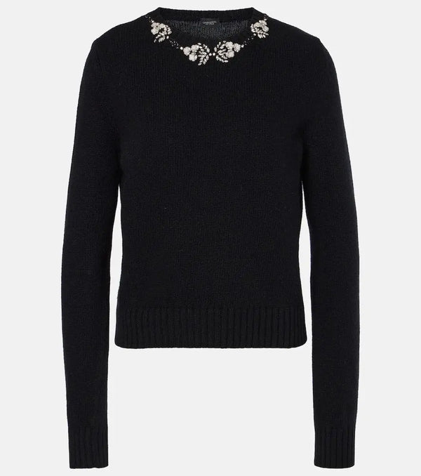 Giambattista Valli Embellished wool sweater | LYBSTORE