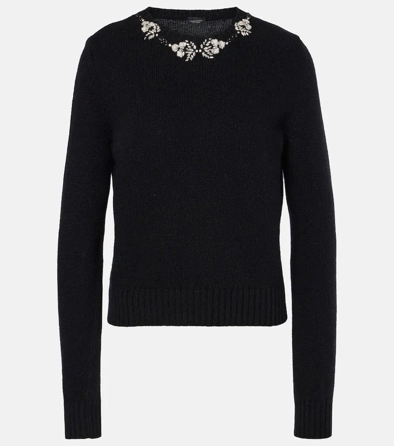 Giambattista Valli Embellished wool sweater