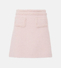 Giambattista Valli High-rise wool-blend miniskirt