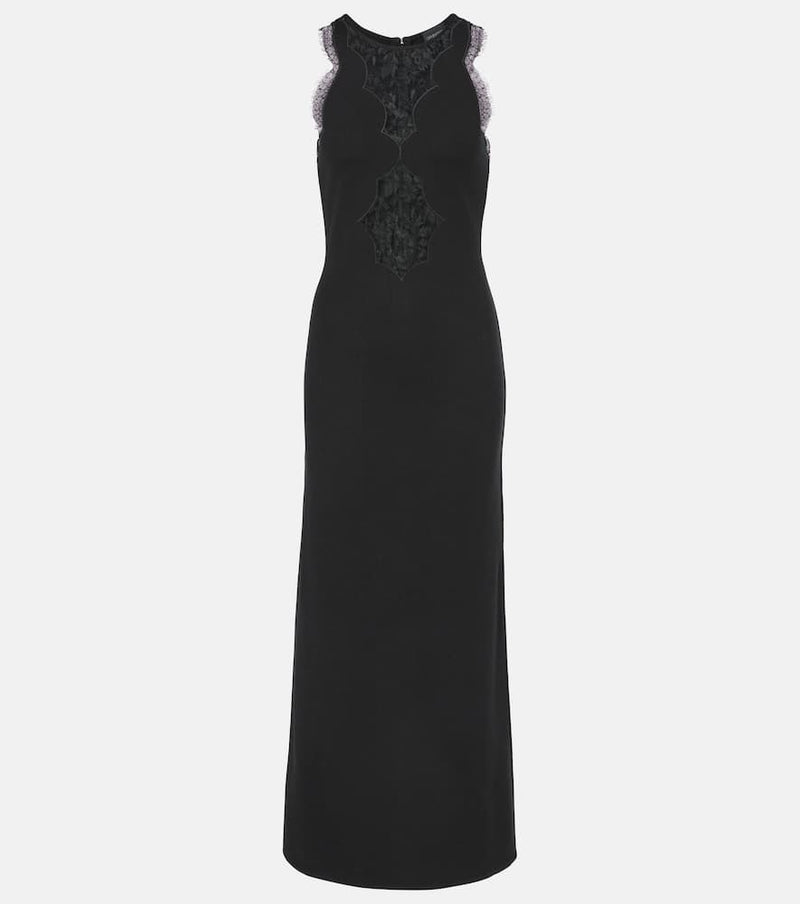 Giambattista Valli Lace-trimmed midi dress