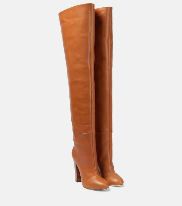 Giambattista Valli Leather knee-high boots | LYBSTORE