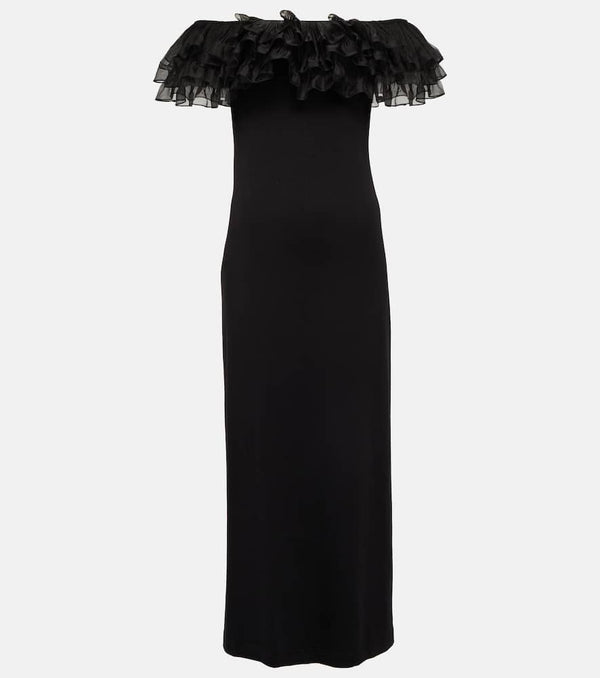 Giambattista Valli Off-shoulder ruffle-trimmed maxi dress