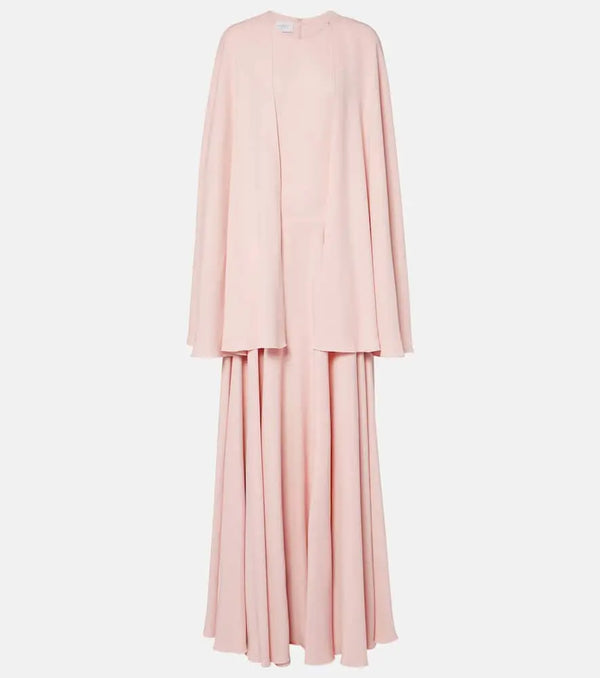 Giambattista Valli Pleated caped gown