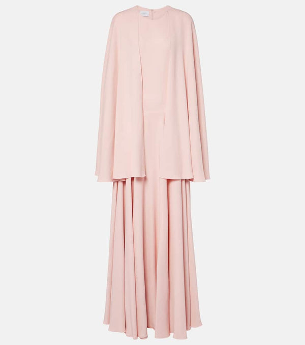 Giambattista Valli Pleated caped gown