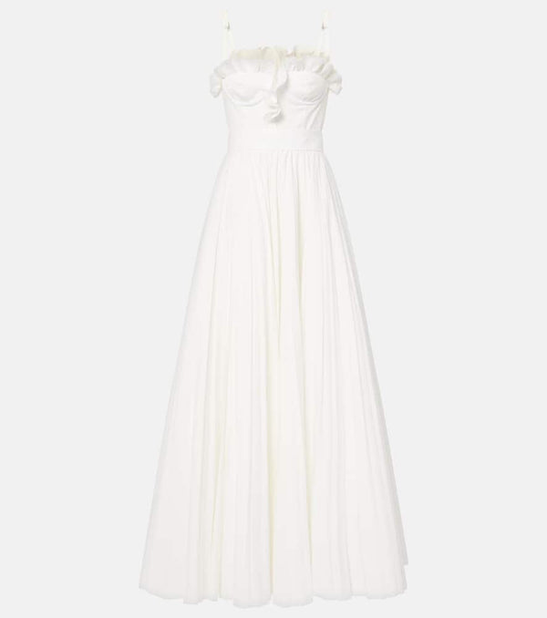 Giambattista Valli Ruffled cotton maxi dress