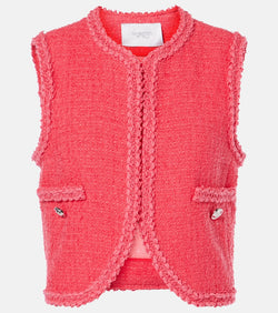 Giambattista Valli Wool-blend bouclé vest