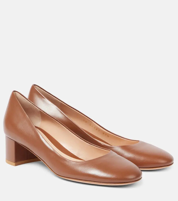 Gianvito Rossi 45 leather pumps | LYBSTORE