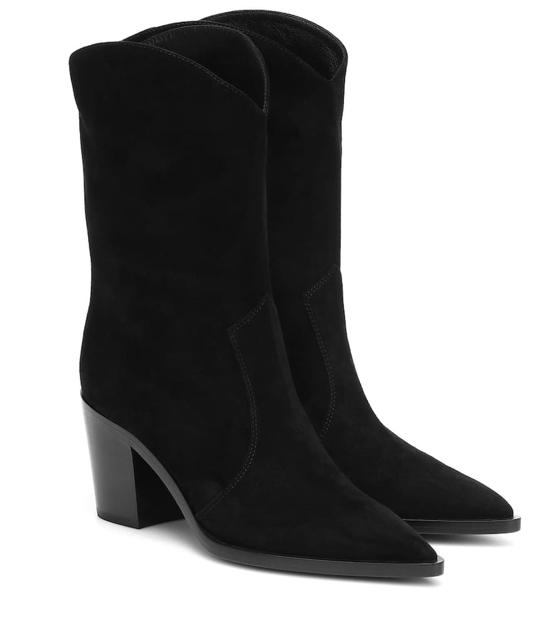 Gianvito Rossi Denver suede ankle boots