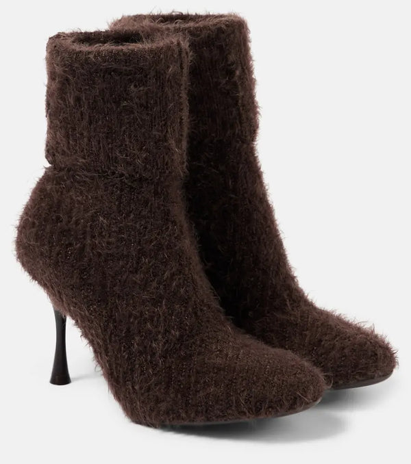 Gianvito Rossi Finny 85 knitted sock boots