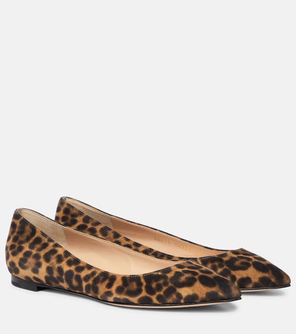 Gianvito Rossi Gianvito leopard-print ballet flats