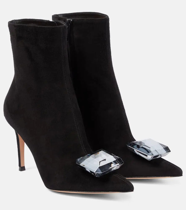 Gianvito Rossi Jaipur suede ankle boots | LYBSTORE