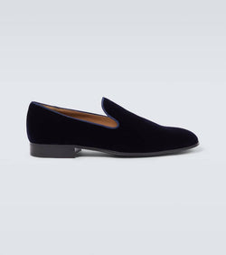 Gianvito Rossi Jean velvet loafers