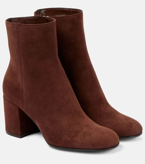 Gianvito Rossi Joelle 70 suede ankle boots | LYBSTORE