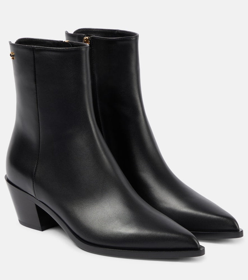 Gianvito Rossi Kinney leather ankle boots