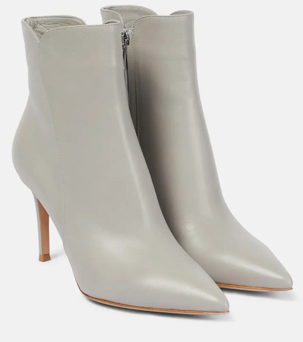 Gianvito Rossi Levy 85 leather ankle boots