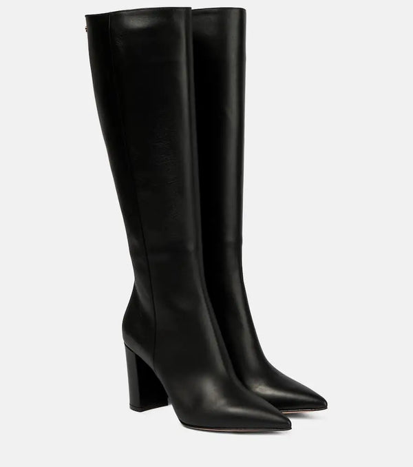 Gianvito Rossi Lyell leather knee-high boots | LYBSTORE