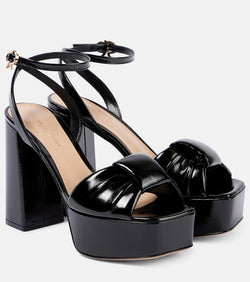 Gianvito Rossi Paradì leather platform sandals