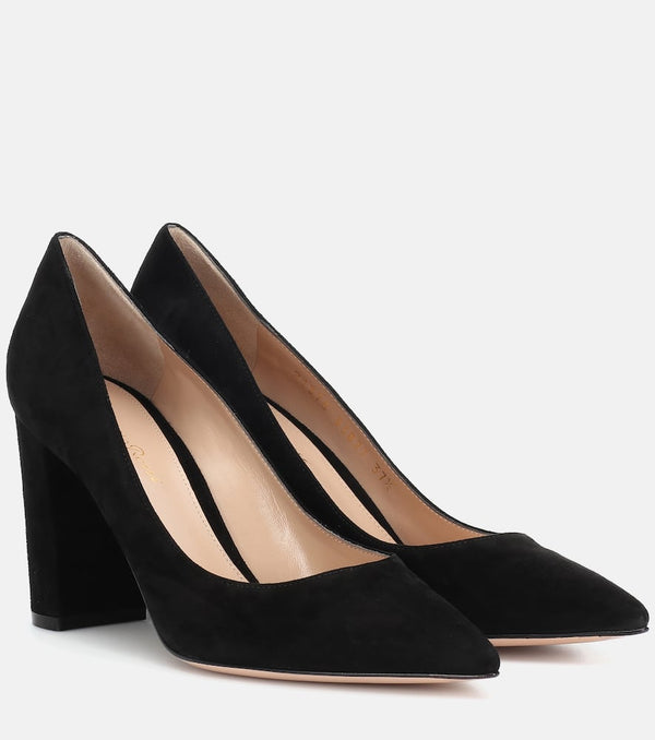 Gianvito Rossi Piper 85 suede pumps