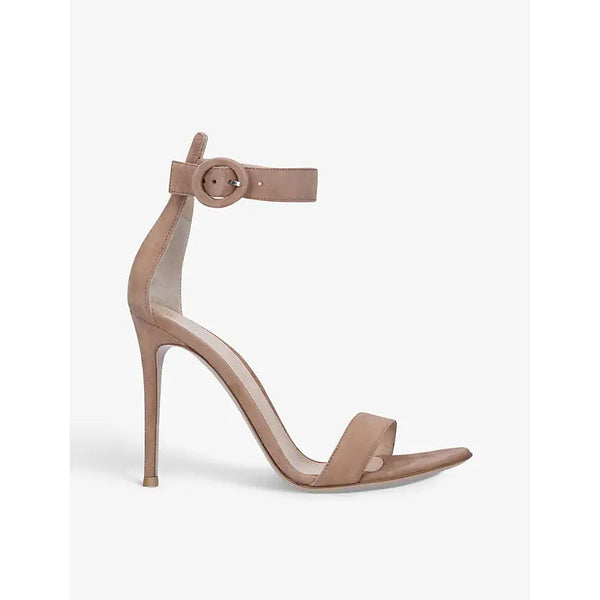 Gianvito Rossi Portofino open-toe leather heeled sandals