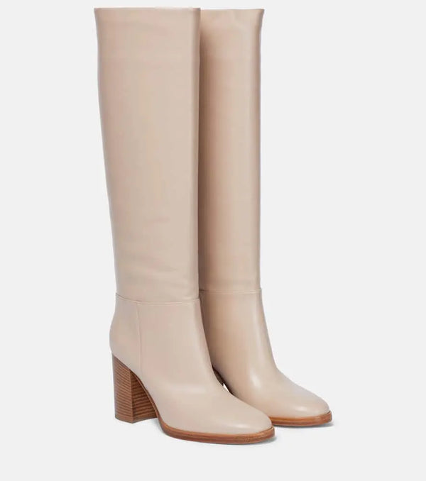 Gianvito Rossi Santiago leather knee-high boots