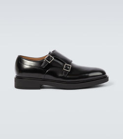 Gianvito Rossi Scott leather monk strap shoes