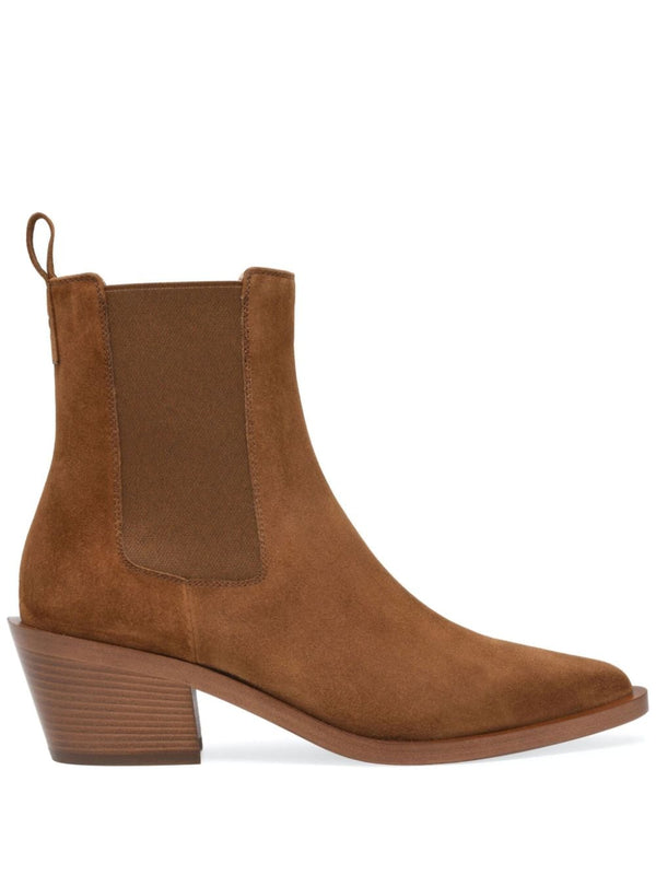 Gianvito Rossi Suede Leather Boots