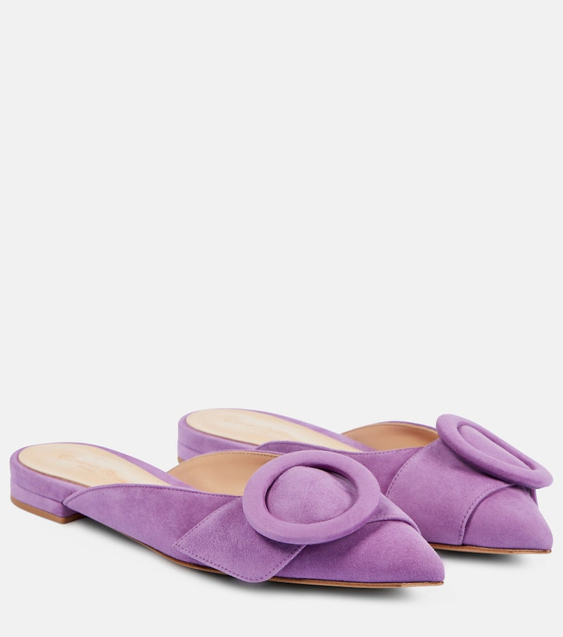 Gianvito Rossi Suede ballet flats