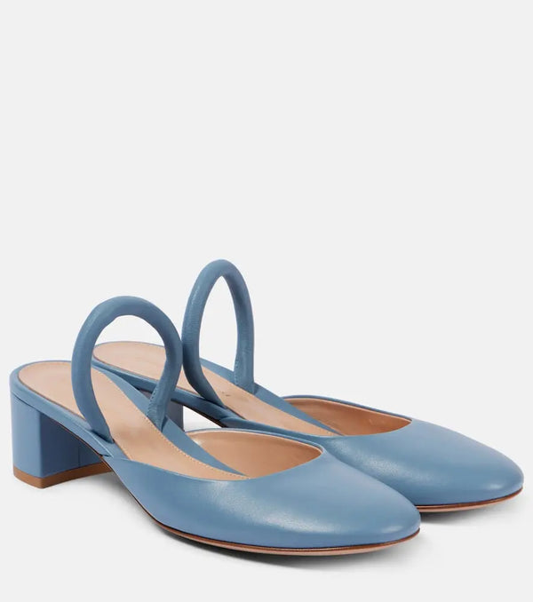 Gianvito Rossi Tivoli leather mules